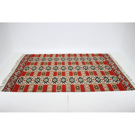 Image 1 of Tapis vintage en laine, Tchécoslovaquie 1940