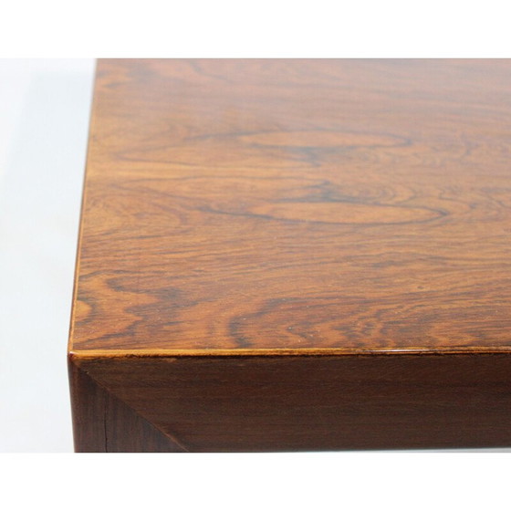 Image 1 of Table basse vintage en bois de rose par Severin Hansen pour Haslev, 1960