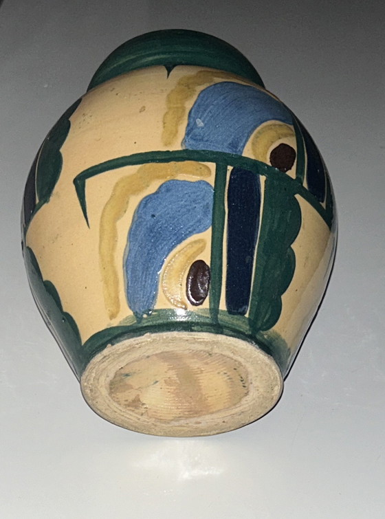 Image 1 of Vase Dans Le Goût D’Albert Gleize À Moly -Sabata