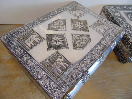 Image 1 of Deux boîtes à bijoux Inde
