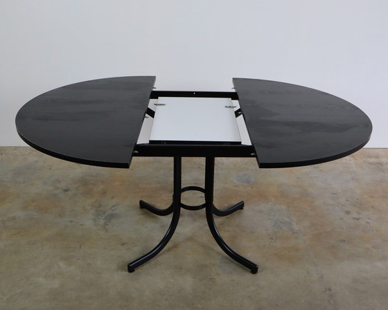 Image 1 of Table à manger ronde extensible vintage