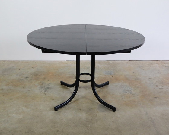 Image 1 of Table à manger ronde extensible vintage