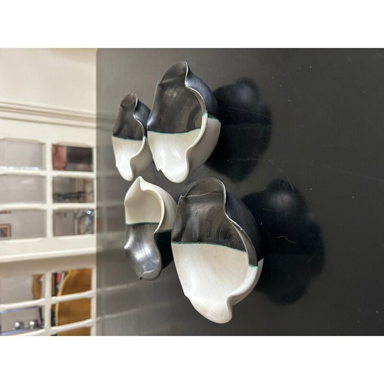 Image 1 of Ensemble de 4 bols d'atelier en céramique vintage pour Cerenne, 1950