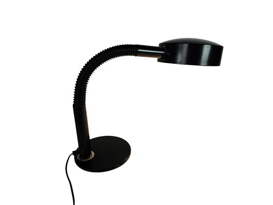 Image 1 of Hala Zeist - Modèle 708 - Lampe de bureau - Noir - Bras flexible - 1970's