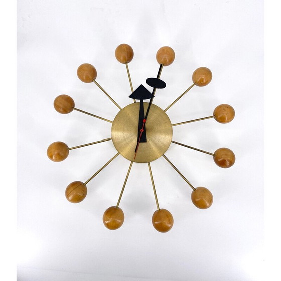 Image 1 of Horloge murale vintage George Nelson par Howard Miller 1955s