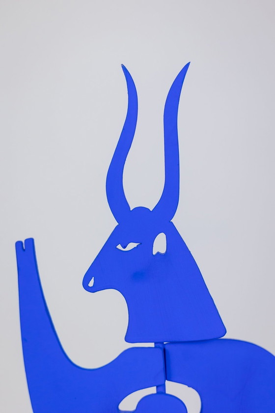 Image 1 of Antonine De Saint Pierre. Sculpture « Tauride » Bleue. Contemporain.