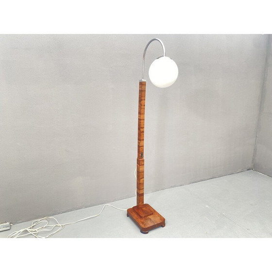 Image 1 of Lampadaire vintage Art Déco, Tchécoslovaquie 1930