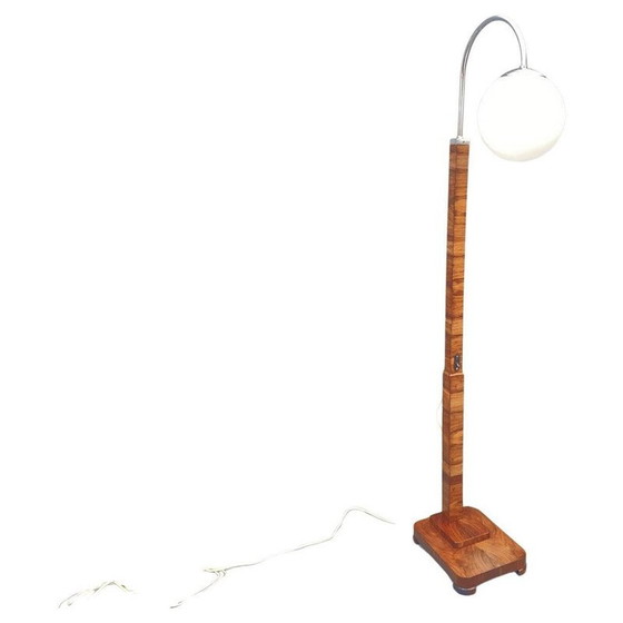 Image 1 of Lampadaire vintage Art Déco, Tchécoslovaquie 1930