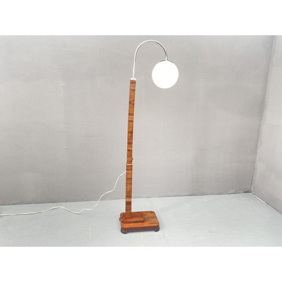 Image 1 of Lampadaire vintage Art Déco, Tchécoslovaquie 1930