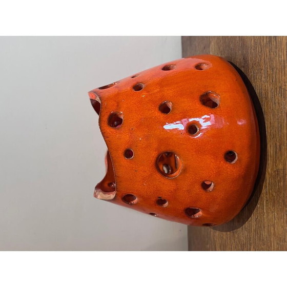 Image 1 of Lampe vintage en céramique orange, 1960