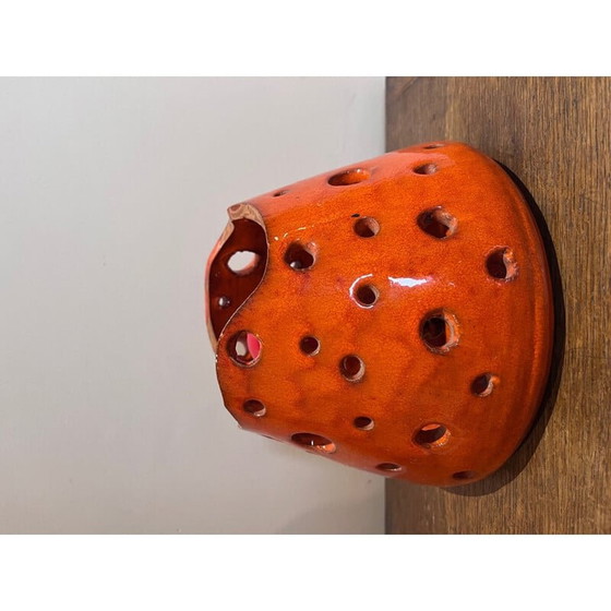 Image 1 of Lampe vintage en céramique orange, 1960