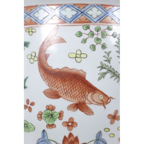 Image 1 of Paire de jardinières en porcelaine de Canton, 1950