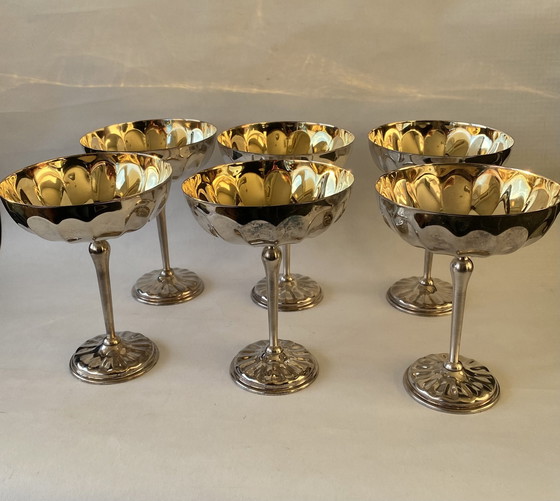 Image 1 of Set de 6 coupes de champagne