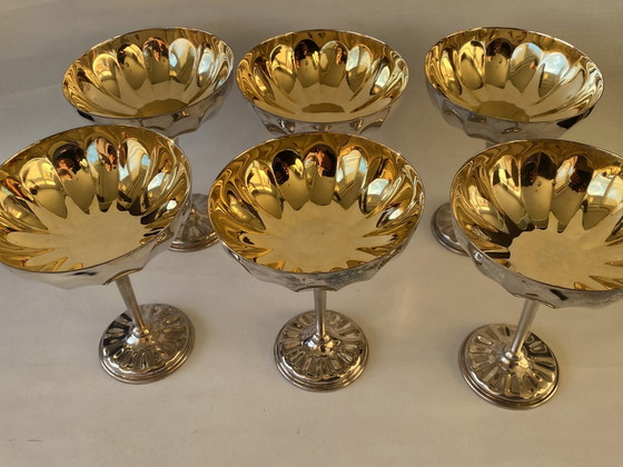 Image 1 of Set de 6 coupes de champagne