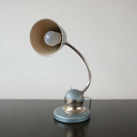 Image 1 of Lampe de table réglable à boule, hollandaise, années 1950