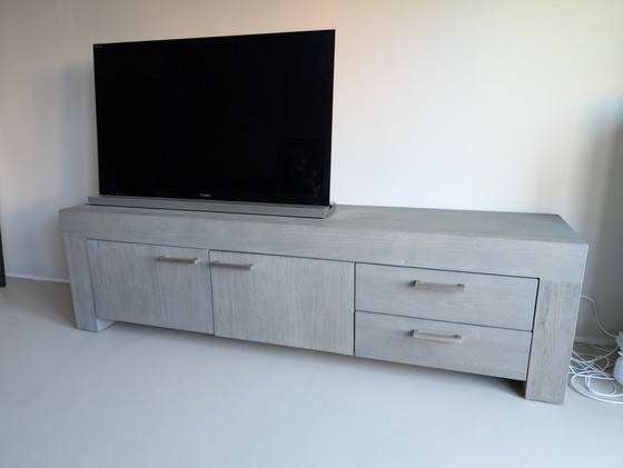 Image 1 of Goossens Double TV Cabinet Sideboard Table basse et table de salle à manger