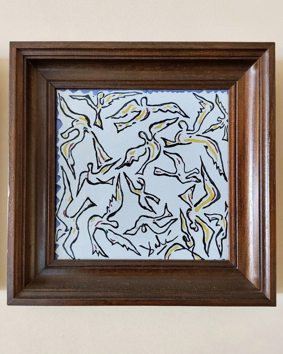Image 1 of "Suite catalane" Salvador Dalí - Série complète de six carreaux décoratifs (1954 ou 1964)