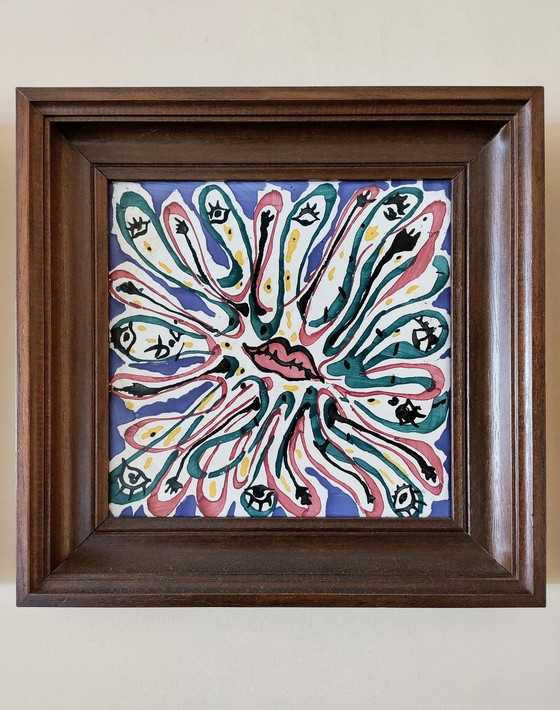 Image 1 of "Suite catalane" Salvador Dalí - Série complète de six carreaux décoratifs (1954 ou 1964)