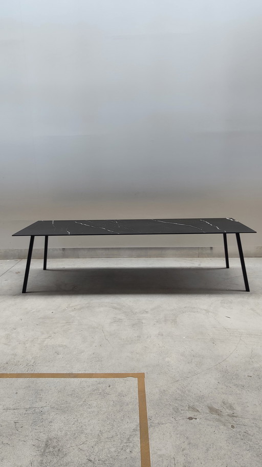 Table de salle à manger en céramique 260X90Cm - Noir