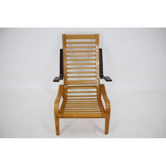 Image 1 of Fauteuil vintage en hêtre courbé, Tchécoslovaquie 1960