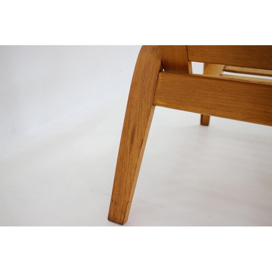 Image 1 of Fauteuil vintage en hêtre courbé, Tchécoslovaquie 1960