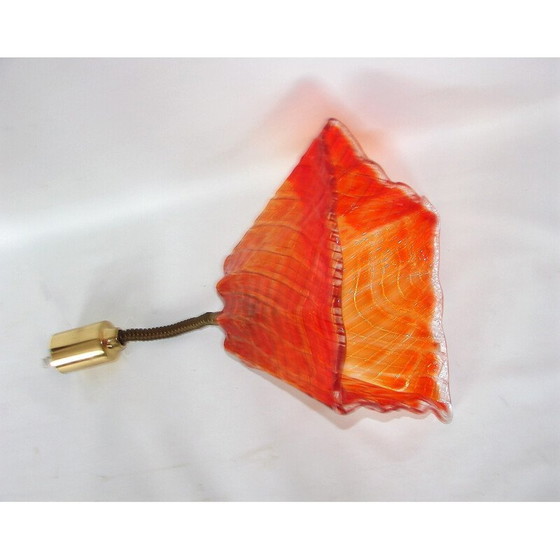 Image 1 of Lampe suspendue en verre vintage, 1970