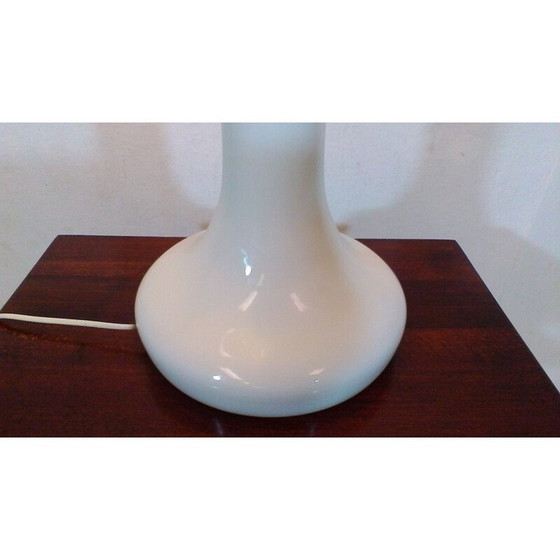Image 1 of Lampe de table verte "tout en verre" vintage