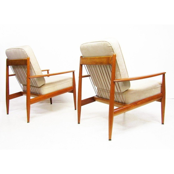Image 1 of Paire de fauteuils danois vintage par Grete Jalk pour France et Daverkosen, années 1950