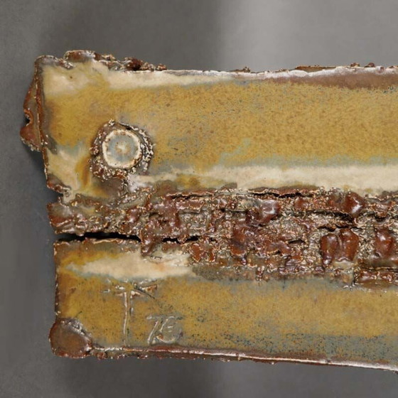 Image 1 of Sculpture murale vintage en céramique, 1970