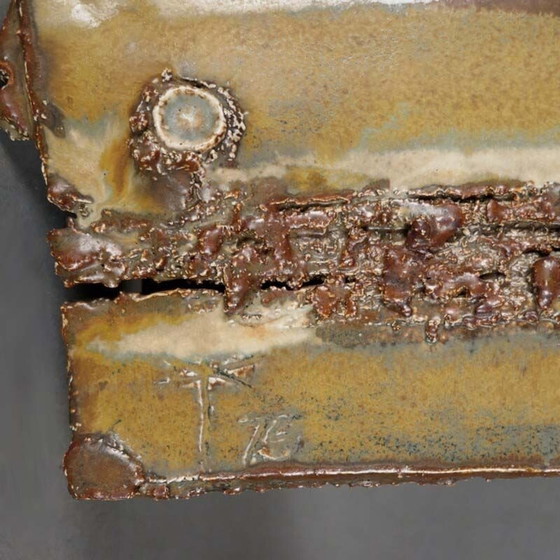 Image 1 of Sculpture murale vintage en céramique, 1970