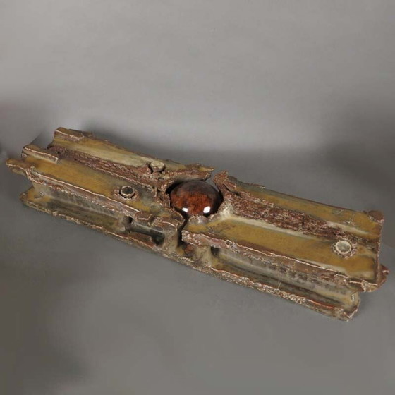 Image 1 of Sculpture murale vintage en céramique, 1970