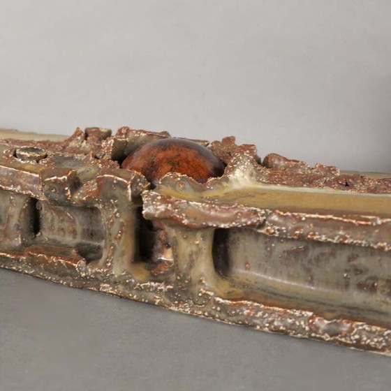 Image 1 of Sculpture murale vintage en céramique, 1970