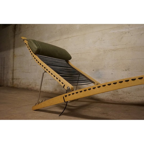 Image 1 of Chaise longue vintage PP524 par Hans J. Wegner pour PP Møbler 1958s