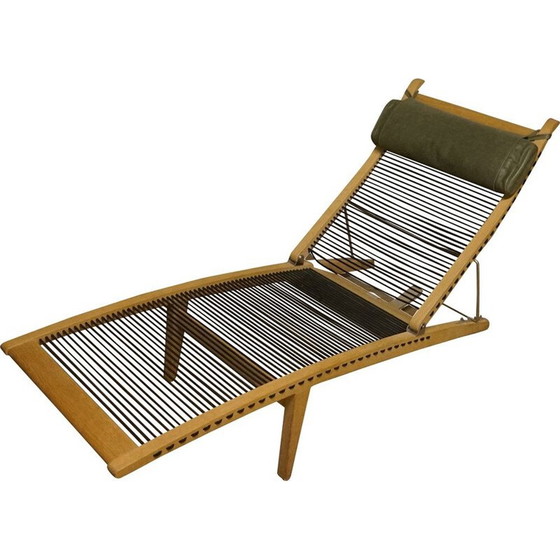 Image 1 of Chaise longue vintage PP524 par Hans J. Wegner pour PP Møbler 1958s