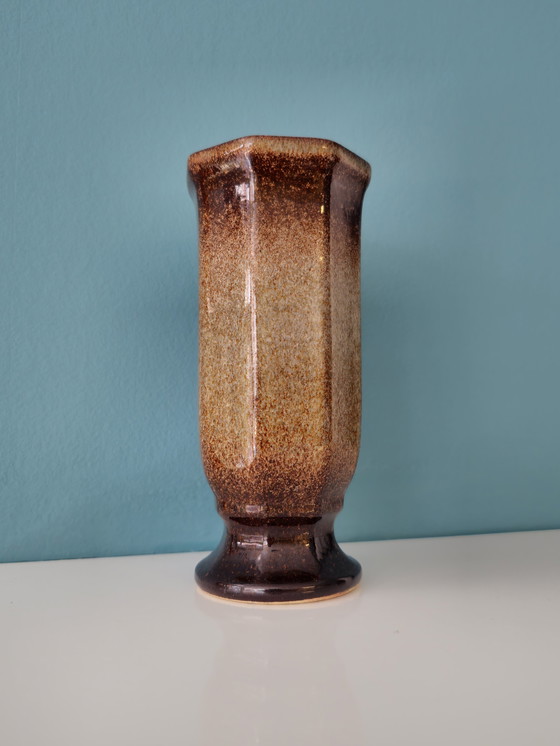 Image 1 of Vase Vintage Bay Keramik West Germany Vase Vase Brown