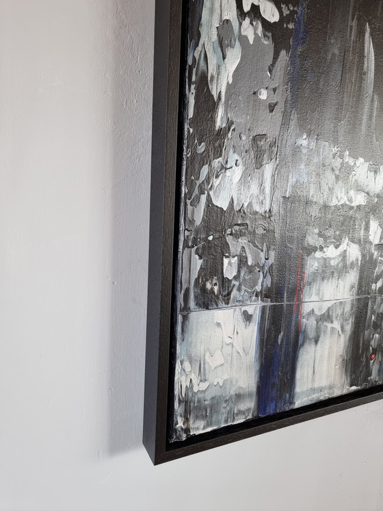 Image 1 of Frances Eckhardt - Peinture abstraite moderne 40x60 + cadre 1/2