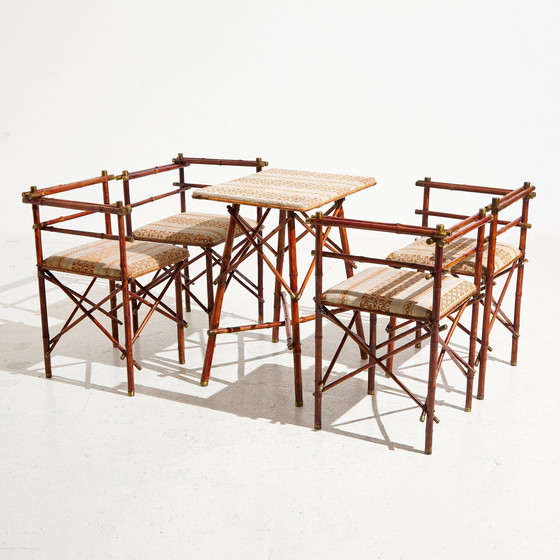 Image 1 of Mk9257 Set en bambou autrichien par J. Kothgassner - Bambus & Phantasie-Möbel, Set Of 5