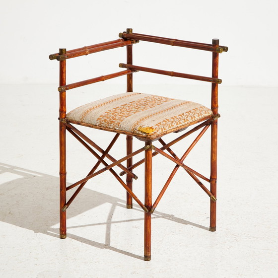 Image 1 of Mk9257 Set en bambou autrichien par J. Kothgassner - Bambus & Phantasie-Möbel, Set Of 5