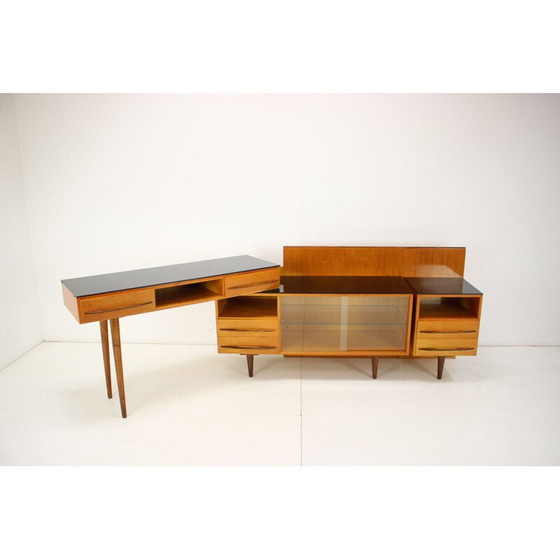 Image 1 of Buffet modulaire vintage en bois laqué par Mojmir Pozar pour Up Zavody, Tchécoslovaquie 1960