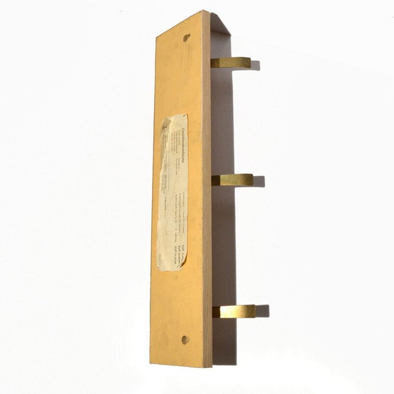 Image 1 of Porte-manteau mural vintage par Hersteller Veb Deutsche Werkstotten Hellerau, Allemagne 1970