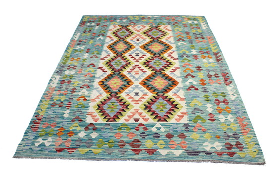 Image 1 of Original Old Style Kelim Afghan 251 X 182 Cm Top Condition