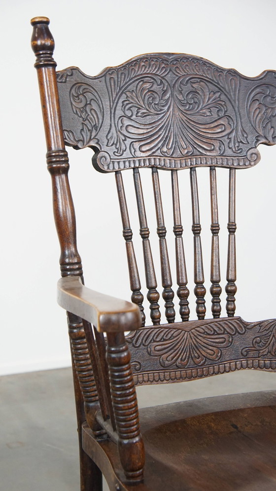 Image 1 of Chaise de bar en bois