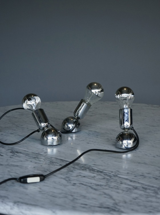 Image 1 of Lampes Pollux par Ingo Maurer pour Design M, 1960S, ensemble de 3