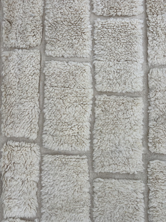 Image 1 of Snow - Tapis marocain en laine Beni Ourain 200X300 Cm