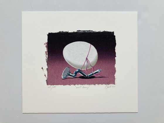 Image 1 of Sharon Amir - Œuf sérigraphié vintage - "Ain'T Heavy" - Z L