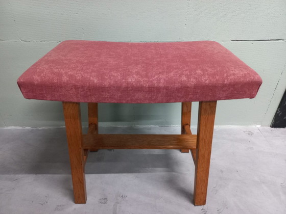 Image 1 of Vintage Scandinavian Style 60s/70s Side Stool/Footstool