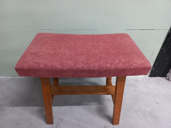 Image 1 of Vintage Scandinavian Style 60s/70s Side Stool/Footstool