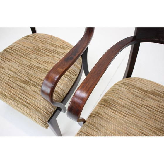 Image 1 of Ensemble de 4 fauteuils catalogue vintage H-224 par Jindřich Halabala, Tchécoslovaquie années 1930