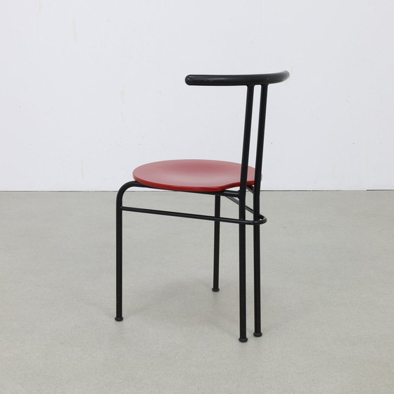 Image 1 of 4X Chaise de salle à manger postmoderne, 1980S