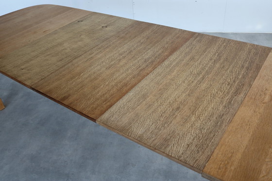 Image 1 of Table de salle à manger brutaliste extensible Kjaernulf